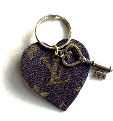 louis vuitton heart keychain|authentic Louis Vuitton key pouch.